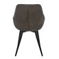 Preview: Armchair mando with grey fabric