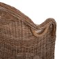 Preview: SESSEL KEYLA BRAUNES RATTAN-ECRU-KISSEN 63x65x87Hcm