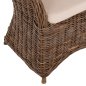 Preview: SESSEL KEYLA BRAUNES RATTAN-ECRU-KISSEN 63x65x87Hcm