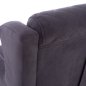 Preview: SESSEL "BERZERA HAYES" AUS GRAU SAMT 70x80x98 cm