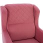 Preview: SESSEL "BERZERA HAYES" AUS ROSE SAMT 70x80x98 cm