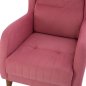 Preview: SESSEL "BERZERA HAYES" AUS ROSE SAMT 70x80x98 cm