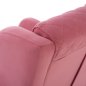 Preview: SESSEL "BERZERA HAYES" AUS ROSE SAMT 70x80x98 cm
