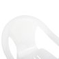 Preview: SESSEL AUS POLYPROPYLEN TUVANA WEISS 57x59,5x77Hcm
