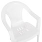 Preview: SESSEL AUS POLYPROPYLEN TUVANA WEISS 57x59,5x77Hcm