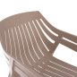 Preview: Moderner Sessel aus Polypropylen in Beige
