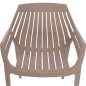 Preview: Moderner Sessel aus Polypropylen in Beige