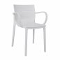 Preview: SESSEL "NERISSA" AUS POLYPROPYLEN WEISS 55Χ53Χ81