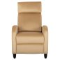 Preview: ARMCHAIR RELAX YELLOW GOLD VELVET 67,5x90x104Hcm
