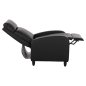 Preview: SESSEL RELAX PU IN SCHWARZ 67,5x90x104Hcm