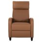 Preview: SESSEL RELAX PU IN BRAUN 67,5x90x104Hcm