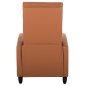 Preview: SESSEL RELAX PU IN BRAUN 67,5x90x104Hcm