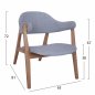 Preview: ΠΟΛΥΘΡΟΝΑ SIERRA ΞΥΛΙΝΗ ΦΥΣΙΚΟ ΜΕ ΚΑΘΙΣΜΑ LIGHT BLUE 65x81x72 εκ.