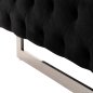 Preview: SESSEL t.CHESTERFIELD MOBAR SAMT SCHWARZ-METALLBEINE 99x86,5x77Hcm