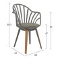 Preview: Anais-esszimmerstuhl-mit-holzbeinen-im-grau-farbe-woodwell-de