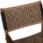 Preview: DINING ARMCHAIR TEAK WOOD SYNTHETIC ROPE 57x66x86Hcm