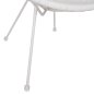 Preview: ACAPULCO SESSEL T. FOLIA WEIßEM METALL MIT GEDREHTEM GEWEBE 70x73x79 cm