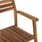Preview: STAPELBARER TEAKHOLZ SESSEL ERIETTA