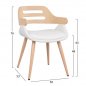 Preview: SUPERIOR from a combination of wood and PU | In white