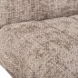 Preview: DINING ARMCHAIR BEIGE FABRIC-RUBBERWOOD LEGS 66x63x91Hcm