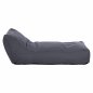 Preview: Pouf "Alok" in grau mit UV-Schutz Wasserdicht 140x70x60 cm