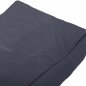 Preview: Pouf "Alok" in grau mit UV-Schutz Wasserdicht 140x70x60 cm
