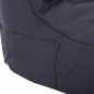 Preview: Pouf "Alok" in grau mit UV-Schutz Wasserdicht 140x70x60 cm
