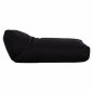 Preview: Pouf "Alok" in black with UV Protection 140x70x60 cm