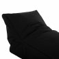 Preview: Pouf "Alok" in black with UV Protection 140x70x60 cm