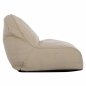 Preview: POUF SITZSACK "CLOUD" WASSERDICHTER SESSEL ECRU 81x78x73 cm