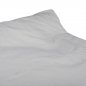 Preview: POUF BED 2 PEOPLE TEXTILENE 2X1 WHITE BLACK RAIL 140x140x60