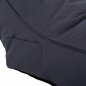 Preview: Pouf "Tanea" in grau mit UV-Schutz Wasserdicht 190x80x60 cm