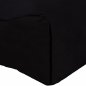 Preview: Pouf "Tanea" in black with UV Protection 190x80x60 cm
