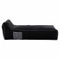 Preview: PUFF MIT TEXTILINE SCHWARZWEISS RELAY 190x80x40-60cm