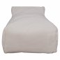 Preview: WADELIN POUF WITH TEXTILENE WHITE 190x80x40-60