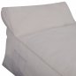 Preview: WADELIN POUF WITH TEXTILENE WHITE 190x80x40-60
