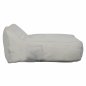 Preview: POUF ZAFER WITH TEXTILENE 600gr / m2 2X1 WHITE 88x128x60cm