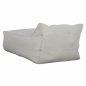 Preview: POUF ZAFER WITH TEXTILENE 600gr / m2 2X1 WHITE 88x128x60cm