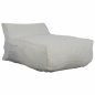 Preview: POUF ZAFER WITH TEXTILENE 600gr / m2 2X1 WHITE 88x128x60cm