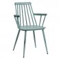 Preview: Aluminium Sessel "Quinn" in retro grün