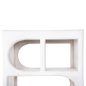 Preview: REGAL HANDYR, MASSIVES MANGOHOLZ IN WEISSER FARBE, 60 x 35 x 120 cm