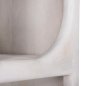 Preview: REGAL HANDYR, MASSIVES MANGOHOLZ IN WEISSER FARBE, 60 x 35 x 120 cm