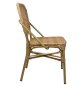 Preview: "Mende" aluminum chair in natural bamboo look