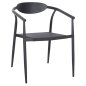 Preview: SESSEL ANTHRAZIT ALUMINIUM-ANTHRAZIT TEXTILENE 56x61x74,5Hcm