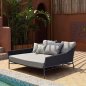 Preview: Daybed "Riios" σε μαύρο και ανθρακί από σκελετό αλουμινίου