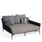 Preview: Daybed "Riios" σε μαύρο και ανθρακί από σκελετό αλουμινίου