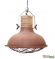 Preview: "Grid" metal hanging lamp in industrial design