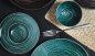 Preview: Flat plate Tognana Material Green Ø23.5xH 3 cm 6 set