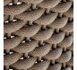 Preview: Outdoor Sofa Set "LEON" Cappuccino Farbton