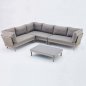 Preview: Ecksofa "LEON" corner set Capuccino farbton